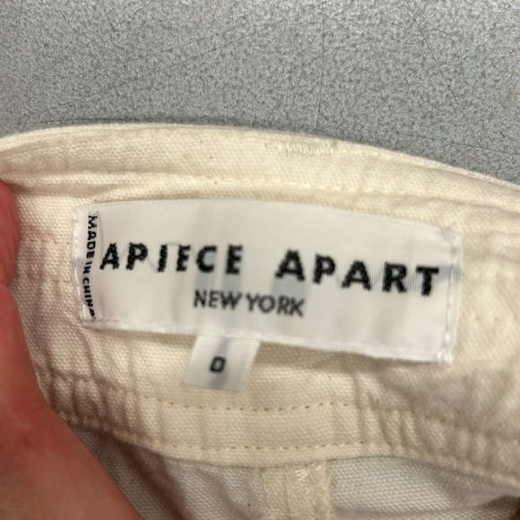 Apiece Apart Merida Pant in Cream - Picture 3 of 7